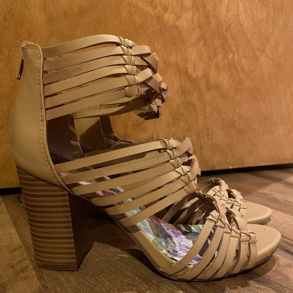 Tan Sandal Heels